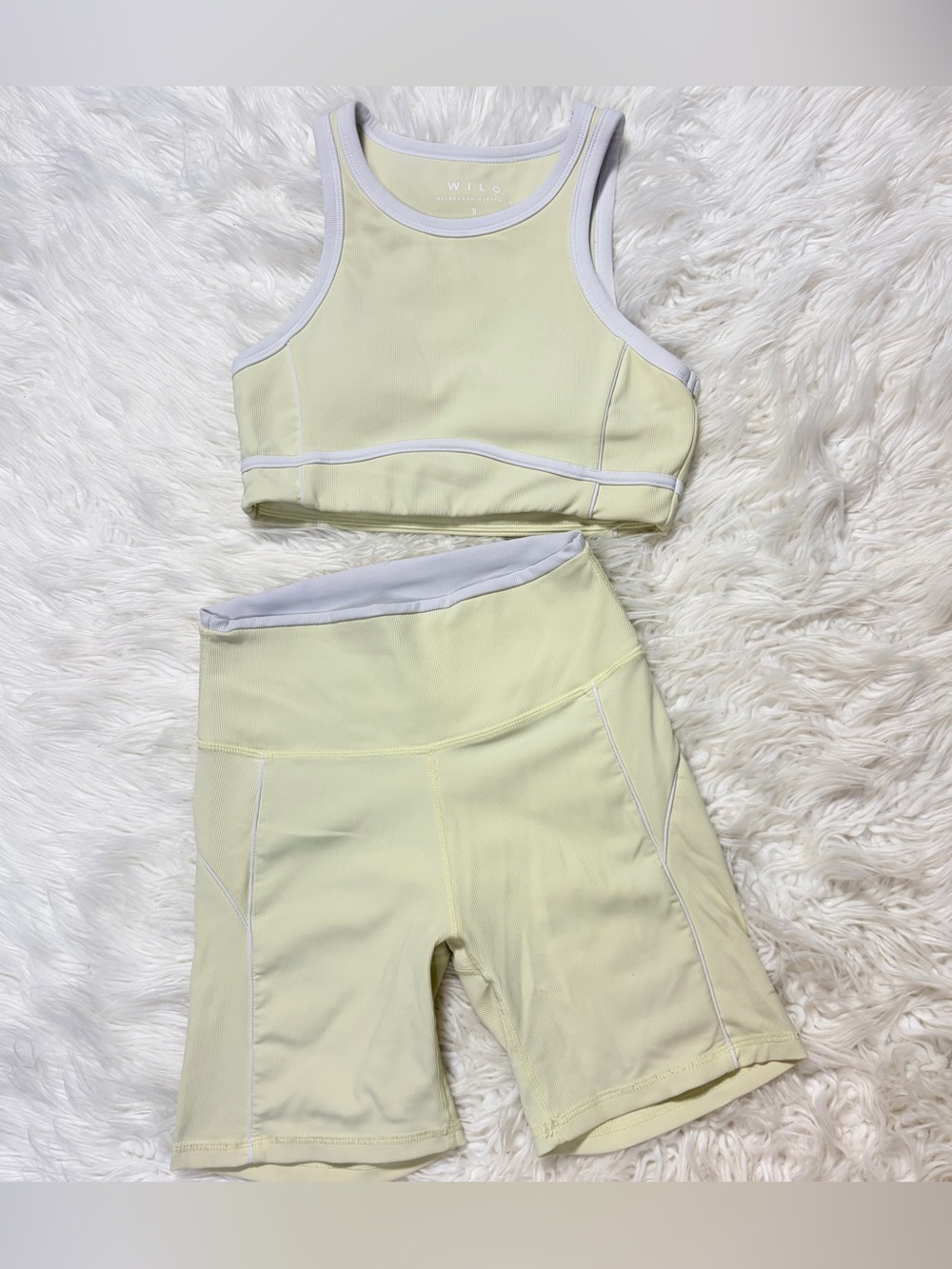 WILO Rib Piper Bra and Short (Lemon) size Small